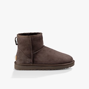 Ugg Classic Mini II Klassiska Stövlar Dam Bruna (647820UYM)